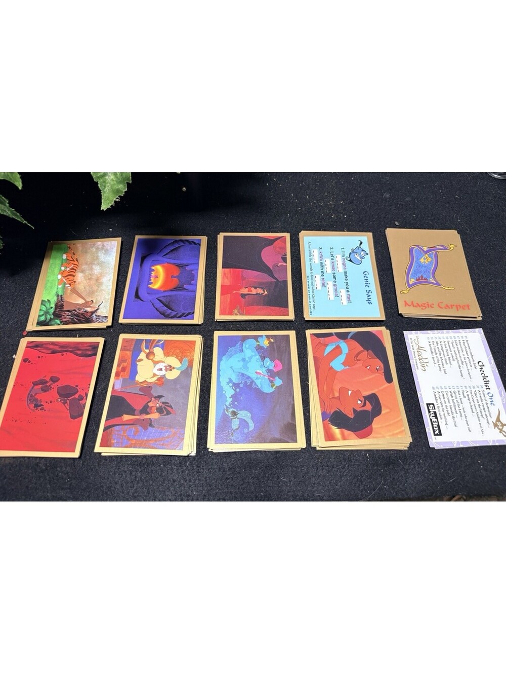 SkyBox | VTG Disney Aladdin Complete 90 Trading Card Base Set w/ Puzzle Cards 93